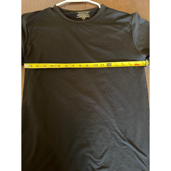 Thermajohn Men's Medium Black Crew Thermal Set Ultrasoft Fleece Top Pants Base - Picture 15 of 15